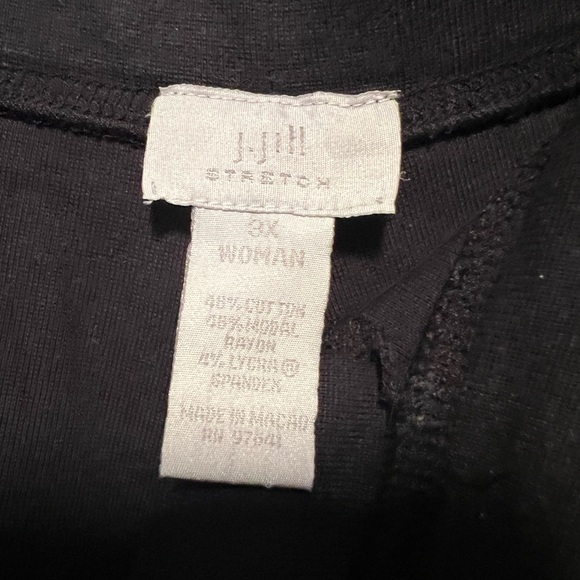 JJill Casual Black knit Pants size 3X - Picture 5 of 5